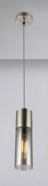 GLOBO 21000HN - Lustr na lanku ANNIKA 1xE27/25W/230V pr. 10,5 cm chrom