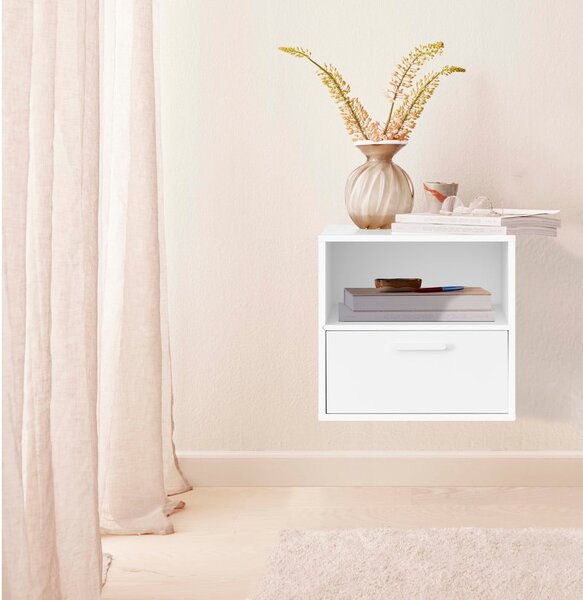 Bílý závěsný noční stolek Keep by Hammel - Hammel Furniture