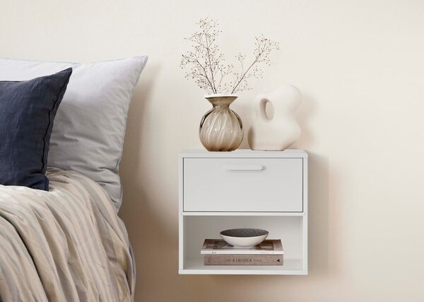 Bílý závěsný noční stolek Keep by Hammel - Hammel Furniture