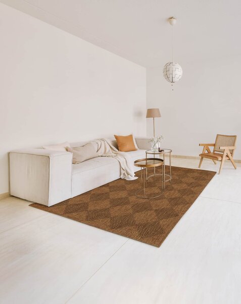 Balta, Kusový koberec Jack 28811-077 – na ven i na doma, 80x150, hnědá, chodba / předsíň