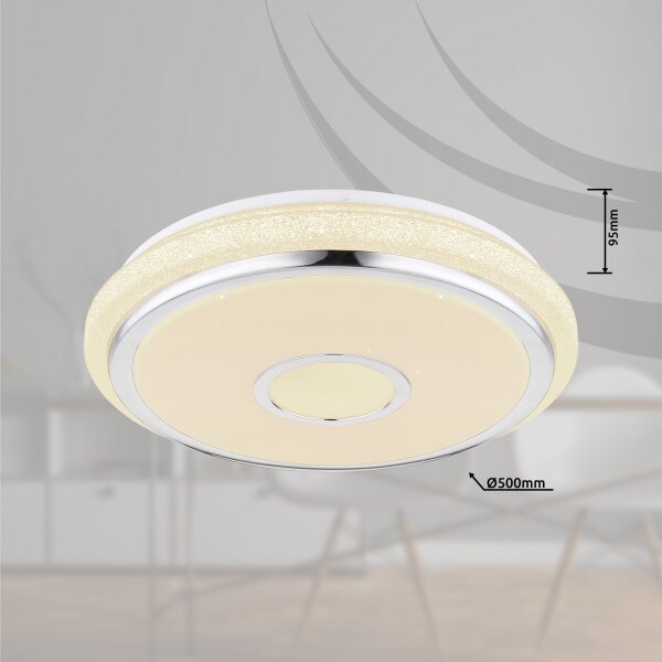 GLOBO 48389-40 - LED Stropní svítidlo s dálkovým ovladačem DANI LED/40W/230V