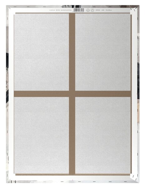 Obraz s ručně malovanými prvky na plátně 70x100 cm Ash – Styler