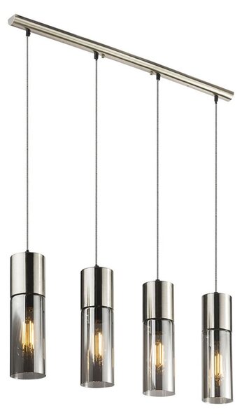 GLOBO 21000-4HN - Lustr na lanku ANNIKA 4xE27/25W/230V chrom