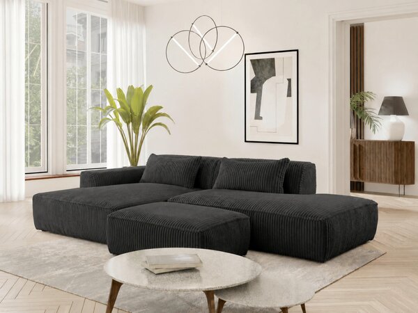 TABURET, textil, kompozitní dřevo, 105/43/65 cm Livetastic - Taburety, Online Only