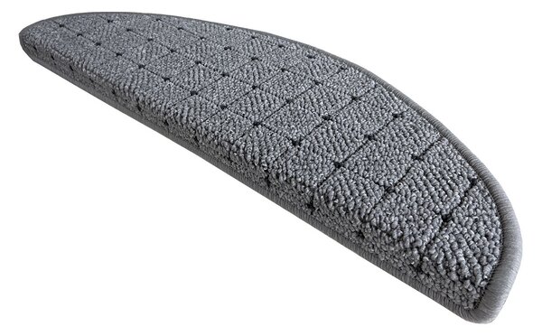 Vopi Nášlapy na schody Udinese šedý půlkruh - 24x65 půlkruh (rozměr včetně ohybu)