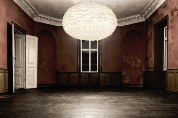 Umage Stínidlo EOS XX-Large z husích peří, Ø 110 cm, v. 70 cm Barva: Bílá