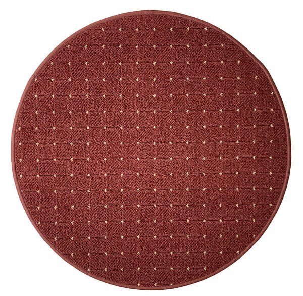 Condor Carpets Kusový koberec Udinese terra kruh - 200x200 (průměr) kruh cm