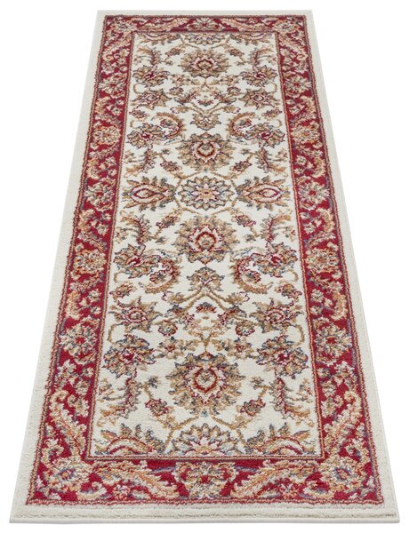 Hanse Home, Kusový koberec Luxor 105643 Reni Cream Red, 80x240, červená, ložnice