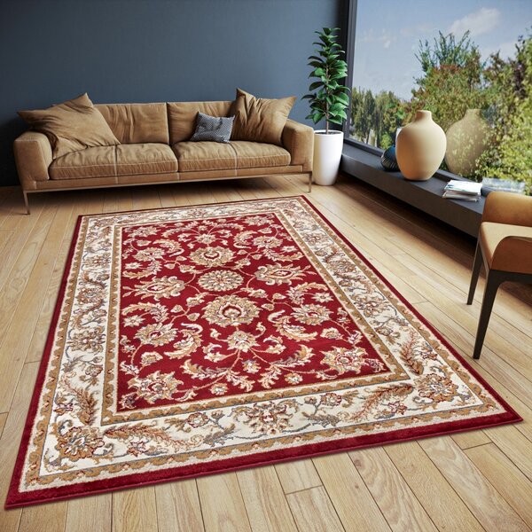 Hanse Home, Kusový koberec Luxor 105642 Reni Red Cream, 160x235, červená, ložnice