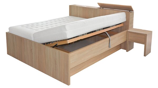 Ahorn Dřevěná postel Tropea box 200x80 Akát