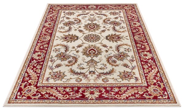 Hanse Home, Kusový koberec Luxor 105643 Reni Cream Red, 57x90, červená, ložnice