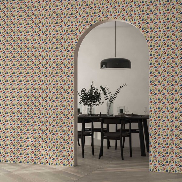 Tapety Živý vzor s ovocem, větvemi a vázami, Tapety Jídlo a pití, a00637 : uwalls.cz