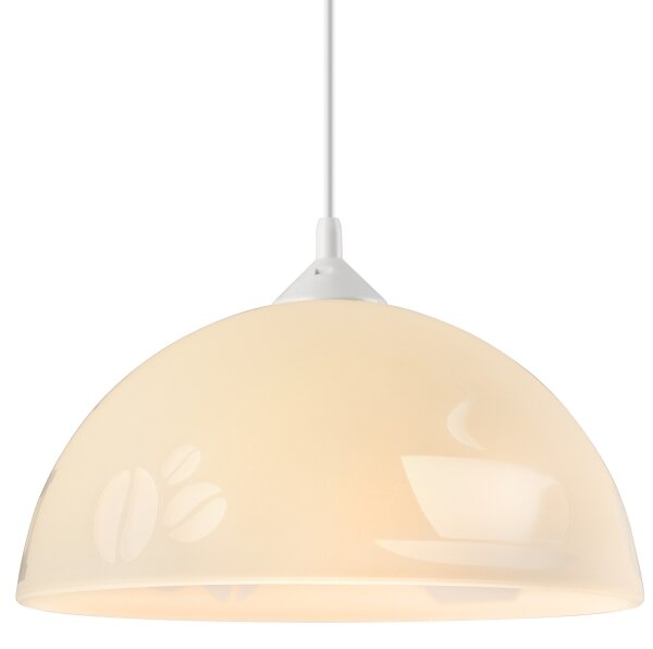 Lustr na lanku 1xE27/60W/230V káva