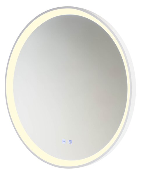Redo Nástěnné LED zrcadlo VANITY, 48W, Ø 780 mm, CCT switch 3000-6000K, IP44 Barva: Bílá