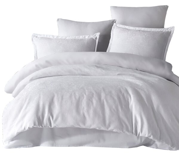 ŽAKÁROVÉ POVLEČENÍ JACQUARD VIENNA1 200X220 CM, 2KS 70X80 CM BÍLÉ