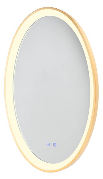 Redo Nástěnné LED zrcadlo VANITY, 36W, v. 800 mm, CCT switch 3000-6000K, IP44 Barva: Bílá