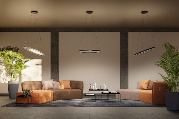 Redo Závěsné LED svítidlo VANCE, 2x45W, Ø 805 mm Barva: Bílá