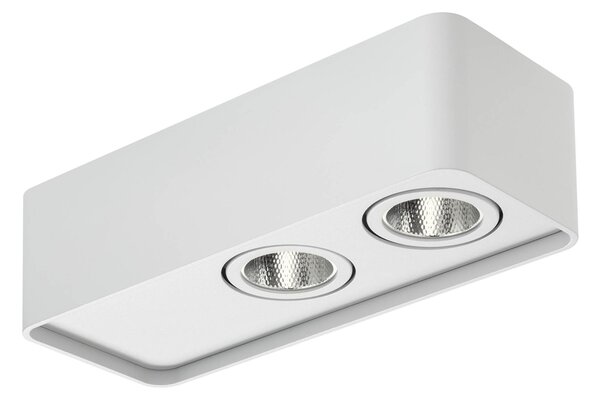 Redo Stropní LED svítidlo YUKI, 10W, š. 180 mm, 36° optic Barva: Nikl, Teplota světla: 3000K - teplá bílá