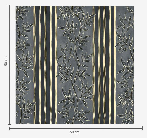 Tapety Svislé pruhy s botanickými vzory v tmavých tónech, Tapety geometrie, Tapety pruhy, a00648 : uwalls.cz