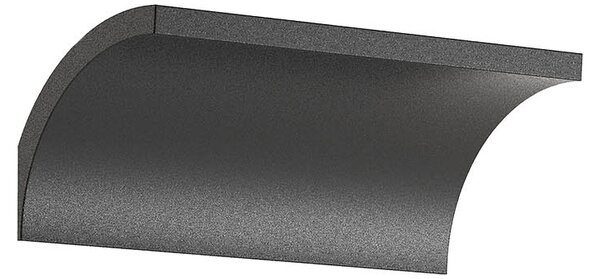 Redo Nástěnné LED svítidlo VELAS 9,5W, š. 200 mm Barva: Černá, Teplota světla: 3000K - teplá bílá