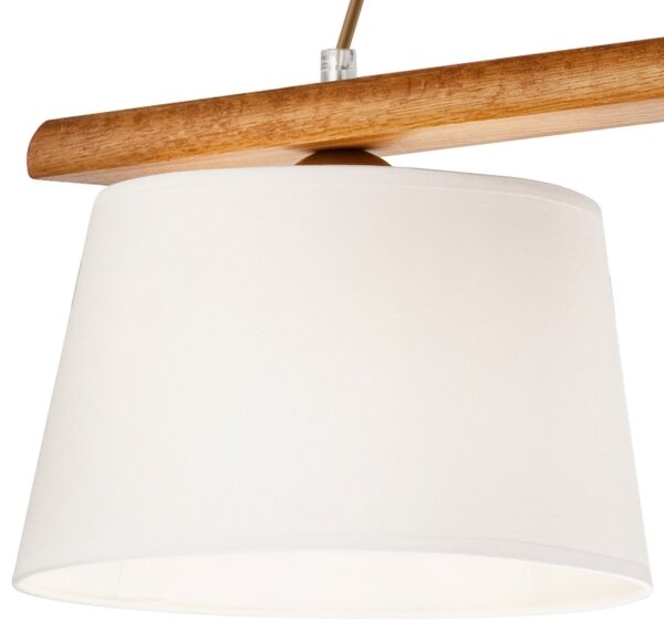 Lustr na lanku AIDA 3xE27/60W/230V pr. 25 cm dub