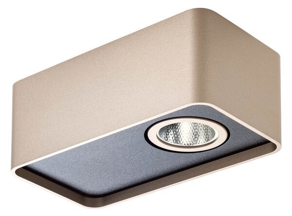 Redo Stropní LED svítidlo YUKI 6,2W, š. 130 mm Barva: Černá, Teplota světla: 3000K - teplá bílá