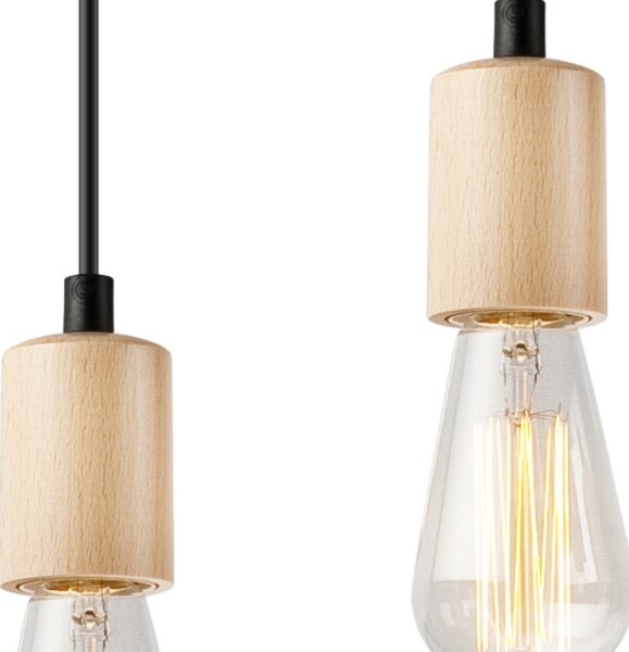 Lustr na lanku LEON 5xE27/60W/230V