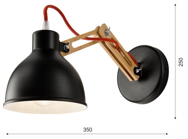 Nástěnná lampa MARCELLO 1xE27/60W/230V