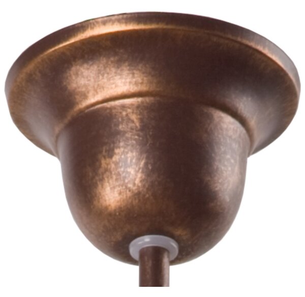 Brilagi - LED Lustr na řetězu ANTICO 3xE27/60W/230V bronz patina