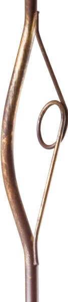 Brilagi - LED Lustr na tyči ANTICO 1xE27/60W/230V bronz patina