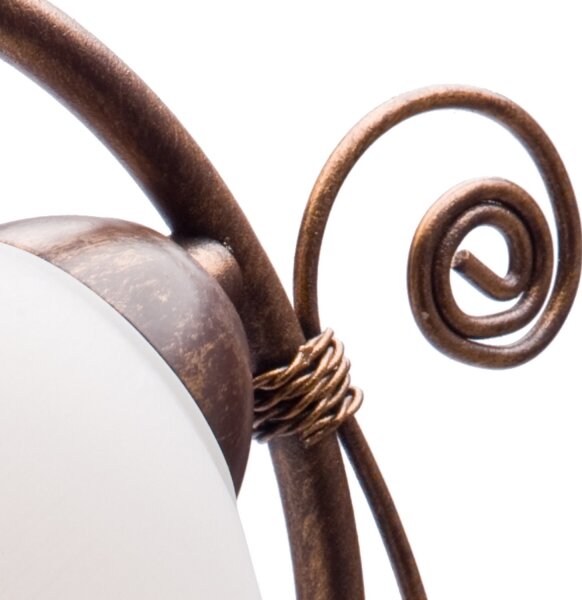 Stolní lampa RETRO II 1xE27/60W/230V bronz patina