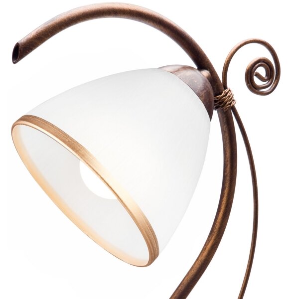 Stolní lampa RETRO II 1xE27/60W/230V bronz patina
