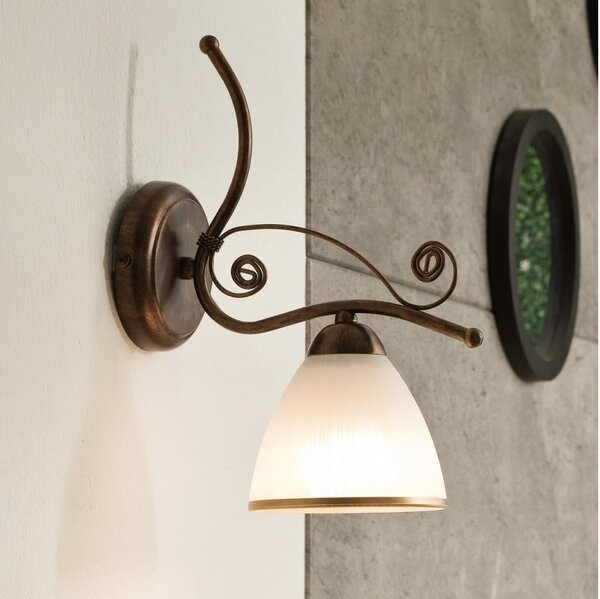 Nástěnná lampa RETRO II 1xE27/60W/230V bronz patina