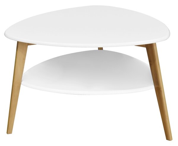 Konferenční stolek KLOTEN přírodní/bílá
