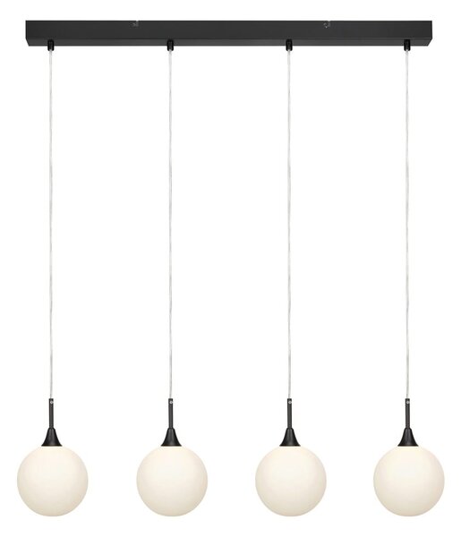 Černé závěsné svítidlo Markslöjd Quattro XL Pendant Black 4L