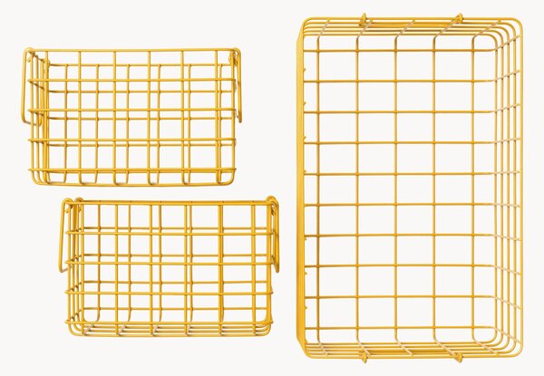 Sada kovových úložných košů The Baskets, 3 díly