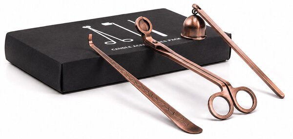 Sada pro péči o svíčky elegant - měděná