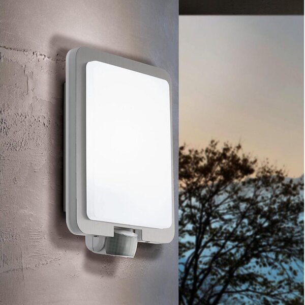 Eglo 97218 - Venkovní nástěnné svítidlo se senzorem MUSSOTTO 1xE27/28W/230V IP44