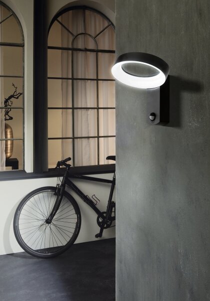 Eglo 97308 - LED Venkovní nástěnné svítidlo se senzorem PERNATE LED/11W/230V IP44
