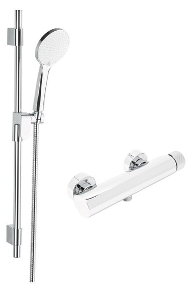 Sprchová baterie SAT Evolution se sprchovým setem 150 mm chrom SATBSEVO268SET