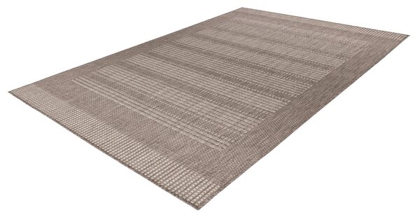 KOBEREC TKANÝ NA PLOCHO, 60/110 cm šedohnědá Kayoom - Online Only koberce & rohožky, Online Only