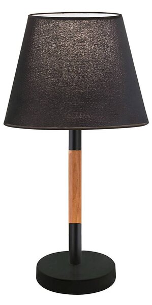 Stolní lampa Villy s textilním stínidlem