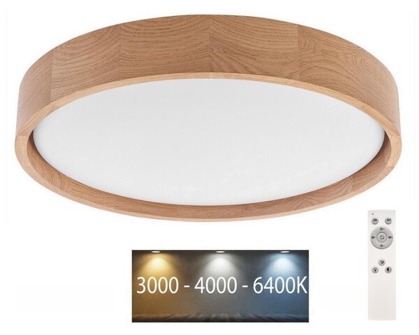 Brilagi - LED Stmívatelné stropní svítidlo MANAROLA LED/24W/230V dub + DO