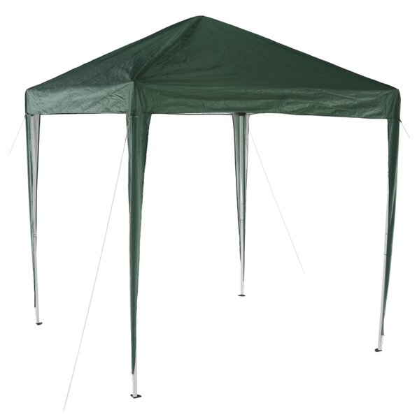 KONDELA Rýchlorozkladací nůžkový altán 2x2m, zelená TREKAN TYP 1