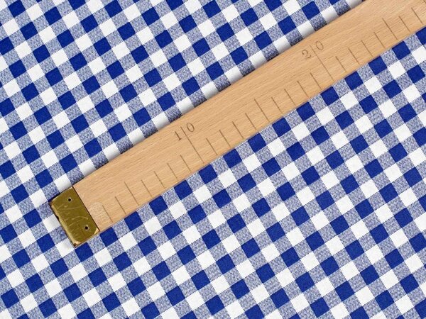 Biante Dětský bavlněný závěs Sandra SA-057 Modro-bílé kostičky 140x140 cm