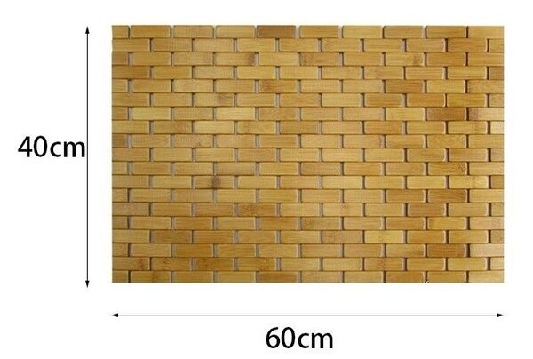 REA - Bambusová koupelnová podložka 40x60 371563A, LAZ-09563