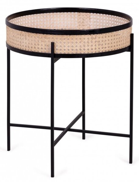 Hector Odkládací stolek Ralik černo-hnědý