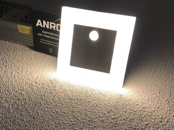 Kanlux 27370 - LED Schodišťové svítidlo APUS se senzorem LED/0,8W/12V 3000K