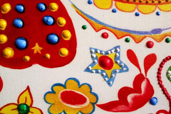 MALBA NA PLÁTNĚ, lebka, 90/90 cm Kayoom - Online Only dekorace, Online Only