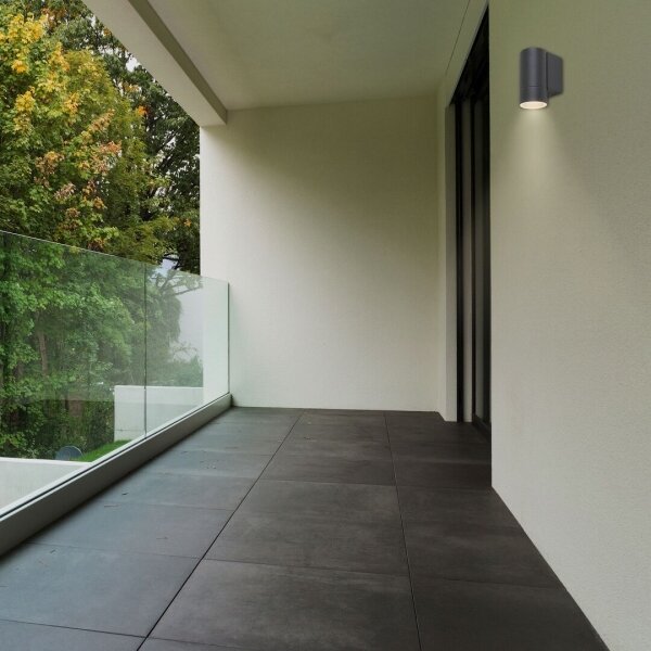 Rabalux 8118 - Venkovní nástěnné svítidlo PHOENIX 1xGU10/10W/230V IP54 šedá